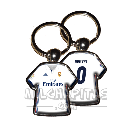 Llavero camiseta Real Madrid (Primera camiseta 16/17)