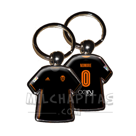Llavero camiseta Valencia CF (Segunda camiseta 16/17)