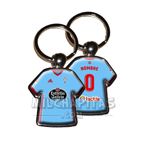 Llavero camiseta Celta de Vigo (Primera camiseta 17/18)