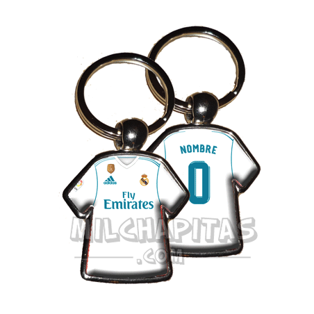 Llavero camiseta Real Madrid (Primera camiseta 17/18)