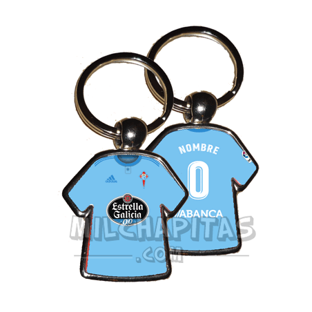 Llavero camiseta Celta de Vigo (Primera camiseta 18/19)