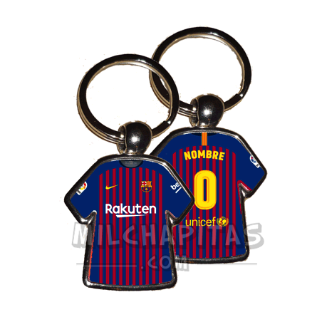 Llavero camiseta F.C.Barcelona (Primera camiseta 18/19)