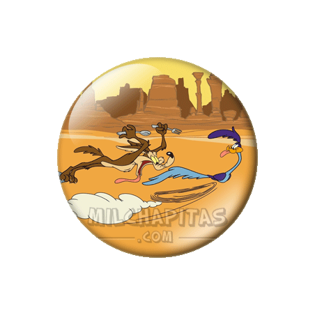 Chapa de Looney Tunes: Coyote hambriento