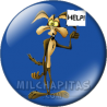 Chapa de Looney Tunes: Coyote help