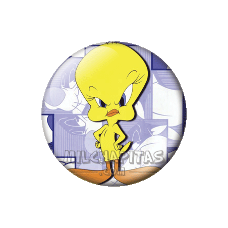 Chapa de Looney Tunes: Piolín enfadado