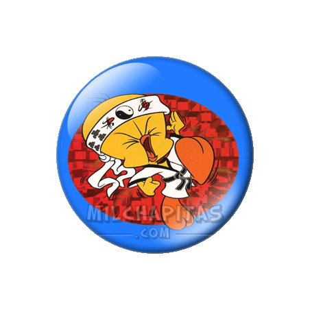 Chapa de Looney Tunes: Piolín karateca
