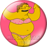 Chapa de Los Simpsons: Barney en bikini