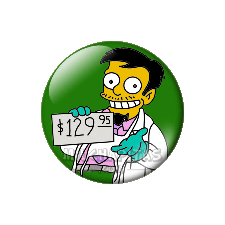Chapa de Los Simpsons: Doctor Nick 1