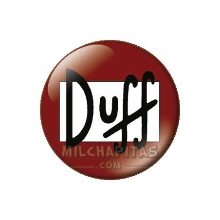 Chapa de Los Simpsons: Duff