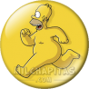 Chapa de Los Simpsons: Homer corriendo en pelotas