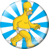 Chapa de Los Simpsons: Homer evolución 5