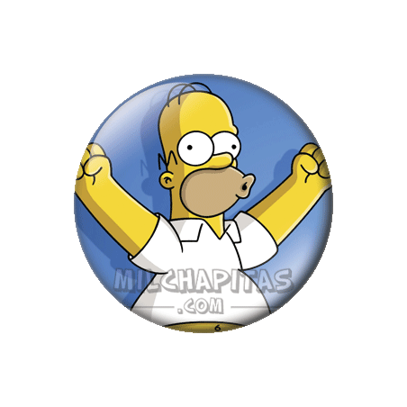 Chapa de Los Simpsons: Homer Simpson
