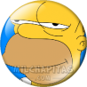 Chapa de Los Simpsons: Homer soñando despierto
