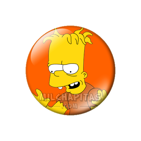 Chapa de Los Simpsons: Hugo Simpson
