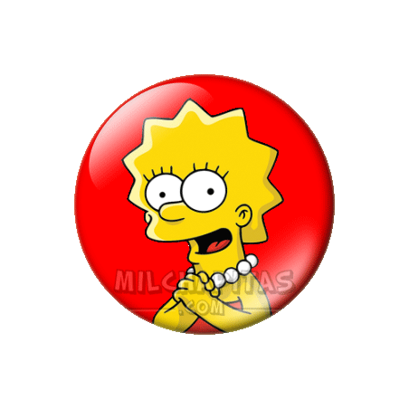 Chapa de Los Simpsons: Lisa Simpson