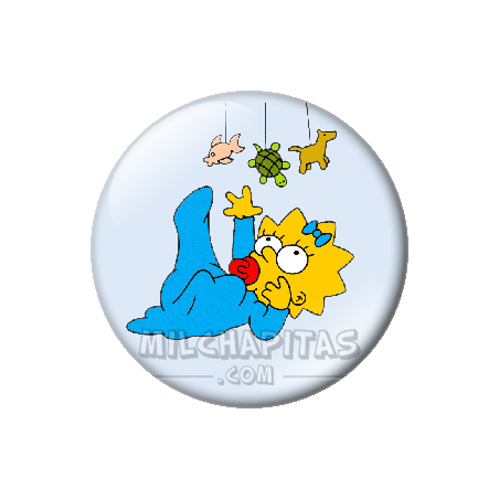 Chapa de Los Simpsons: Maggie Simpson