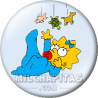 Chapa de Los Simpsons: Maggie Simpson