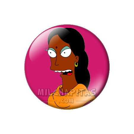 Chapa de Los Simpsons: Manjula