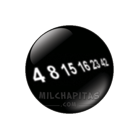 Chapa de Lost: Números