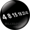 Chapa de Lost: Números