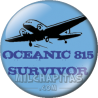 Chapa de Lost: Oceanic 815 Survivor