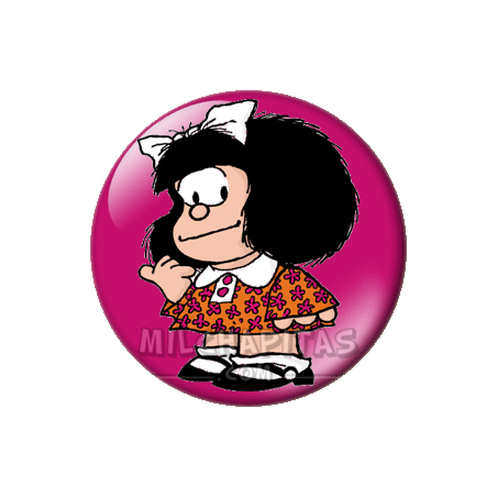 Chapa de Mafalda: Mafalda 1