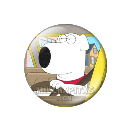 Chapa de Padre de familia: Brian conduciendo