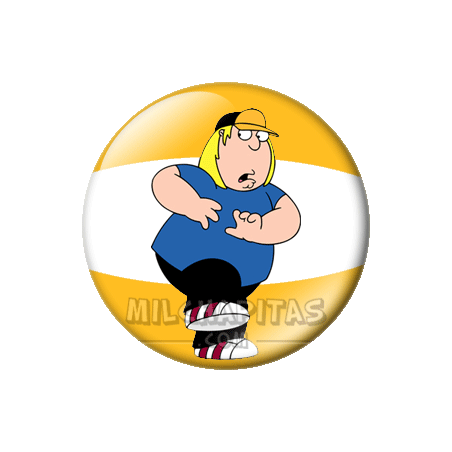Chapa de Padre de familia: Chris asustado
