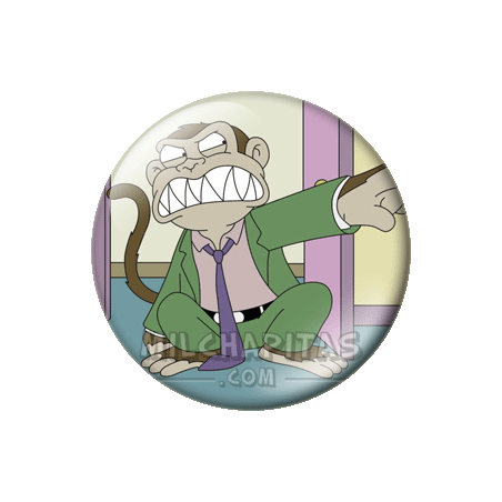 Chapa de Padre de familia: Mono malvado