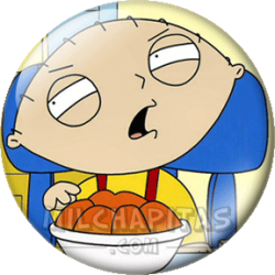 Stewie comiendo