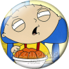 Chapa de Padre de familia: Stewie comiendo