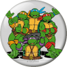 Chapa de Tortugas Ninja: Las 4 tortugas ninja