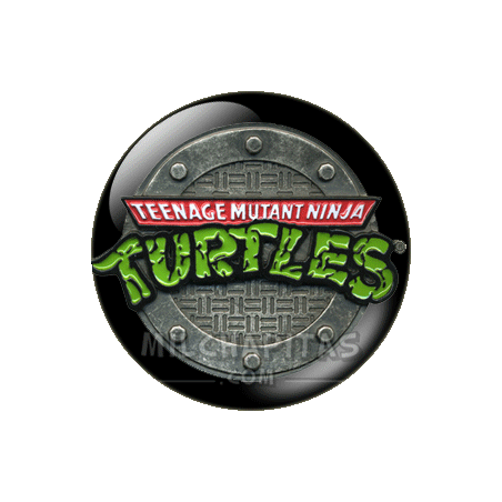 Chapa de Tortugas Ninja: Logo TMN Turtles