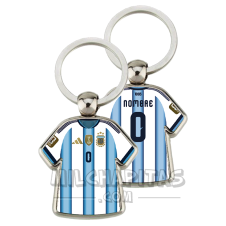 Llavero camiseta Argentina (Primera camiseta Mundial 2026)
