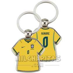 Llavero camiseta Brasil...