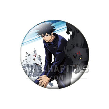 Chapa de Jujutsu Kaisen: Megumi Fushiguro (Perros Divinos)