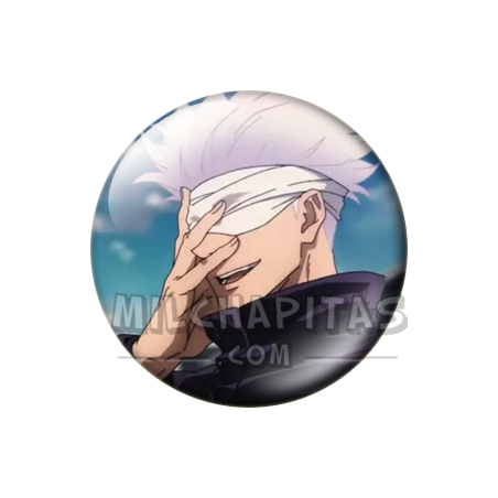 Chapa de Jujutsu Kaisen: Satoru Gojo (Con Venda)