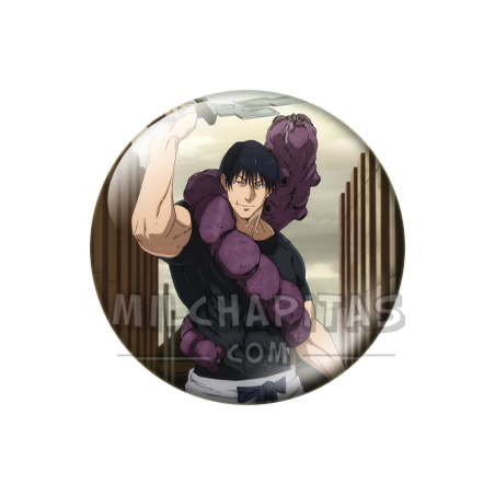 Chapa de Jujutsu Kaisen: Toji Fushiguro (Lanza Invertida del Cielo)