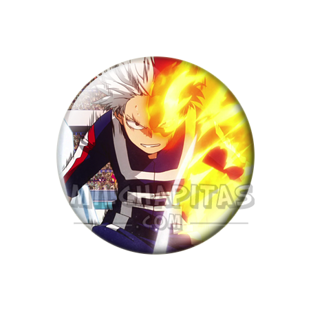 Chapa de My Hero Academia: Shoto Todoroki