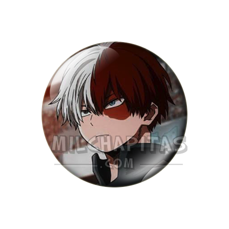 Chapa de My Hero Academia: Shoto Todoroki (Retrato)