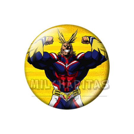 Chapa de My Hero Academia: All Might (Edad de Oro)