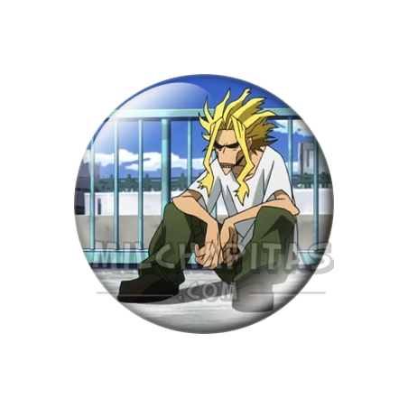 Chapa de My Hero Academia: All Might (Forma Real)