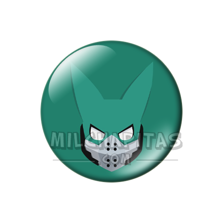 Chapa de My Hero Academia: Máscara de Deku