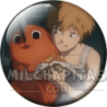 Chapa de Chainsaw Man: Denji (Con Pochita)