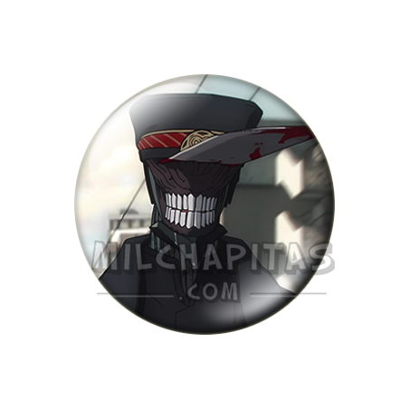 Chapa de Chainsaw Man: Hombre Katana