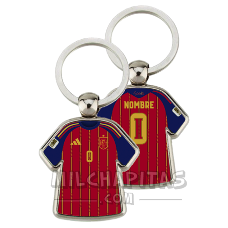 Llavero camiseta España (Primera camiseta Mundial 2026)