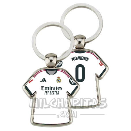 Llavero camiseta Real Madrid (Primera camiseta 26/27)