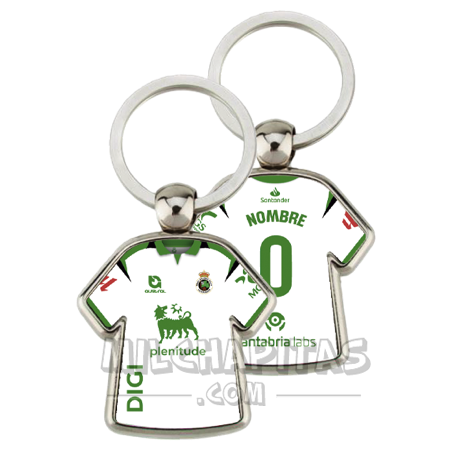 Llavero camiseta Racing de Santander (Primera camiseta 26/27)