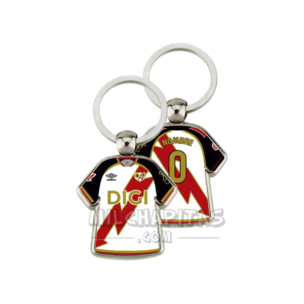 Llavero camiseta Rayo Vallecano (Primera camiseta 26/27)