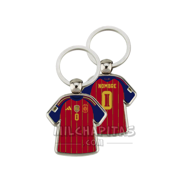 Llavero camiseta España (Campeón Mundial 2026)